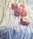 Apples on a Draped Cloth