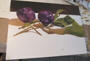 Process photo of Two Plums on Mosaic