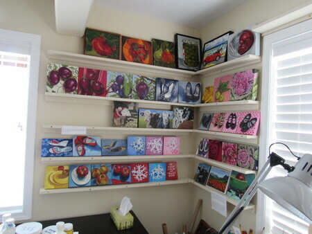 My Studio Shelves